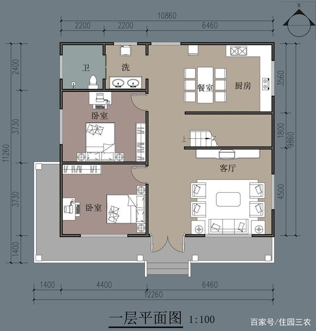 農村自建的兩層別墅 農村自建的兩層別墅