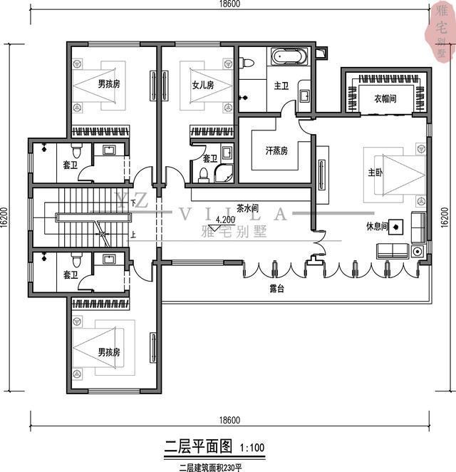 兩層中式庭院別墅 兩層中式庭院別墅
