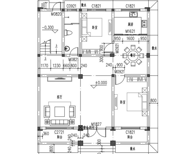 農村的兩層別墅建筑設計 農村的兩層別墅建筑設計