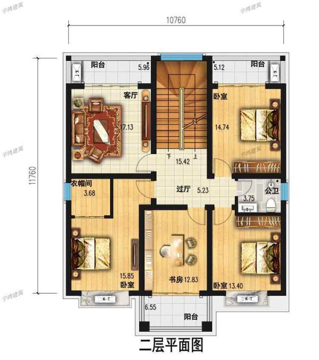 3層豪華的自建別墅設計圖 3層豪華的自建別墅設計圖