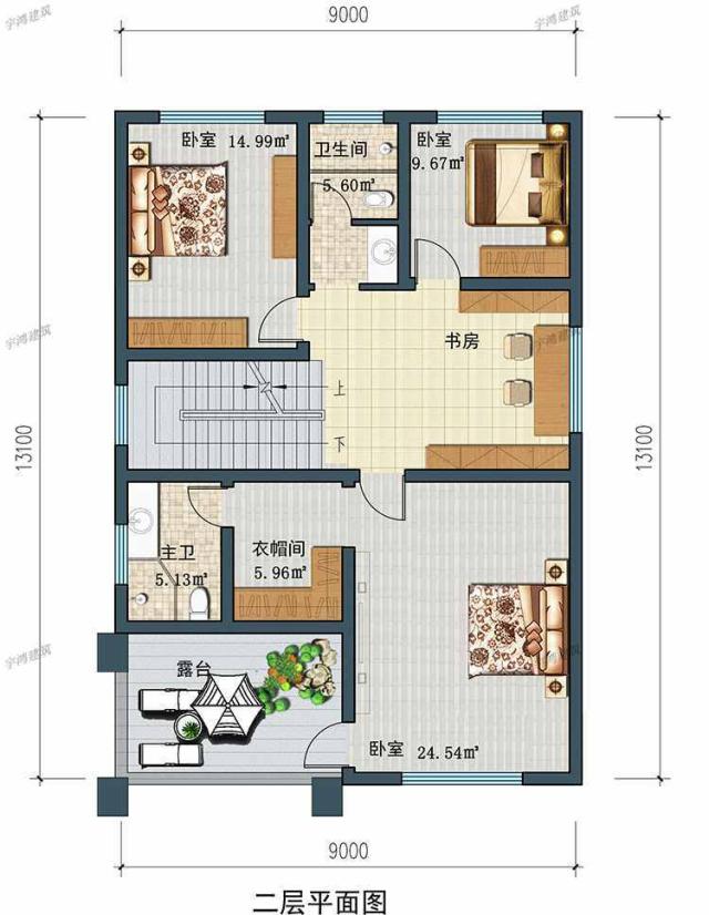 3層豪華的自建別墅設計圖 3層豪華的自建別墅設計圖