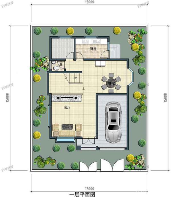 3層豪華的自建別墅設計圖 3層豪華的自建別墅設計圖