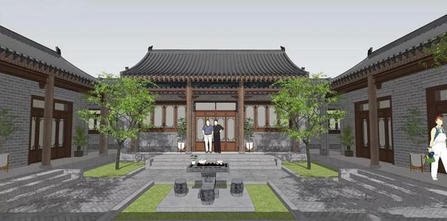 中式四合院 中式四合院