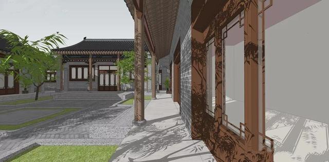 中式四合院 中式四合院