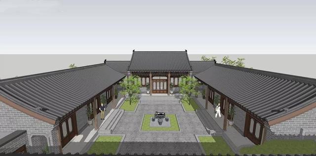 中式四合院 中式四合院