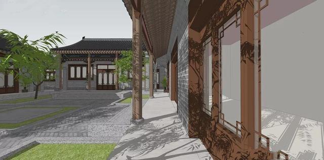 中式四合院 中式四合院