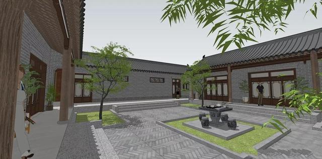 中式四合院 中式四合院