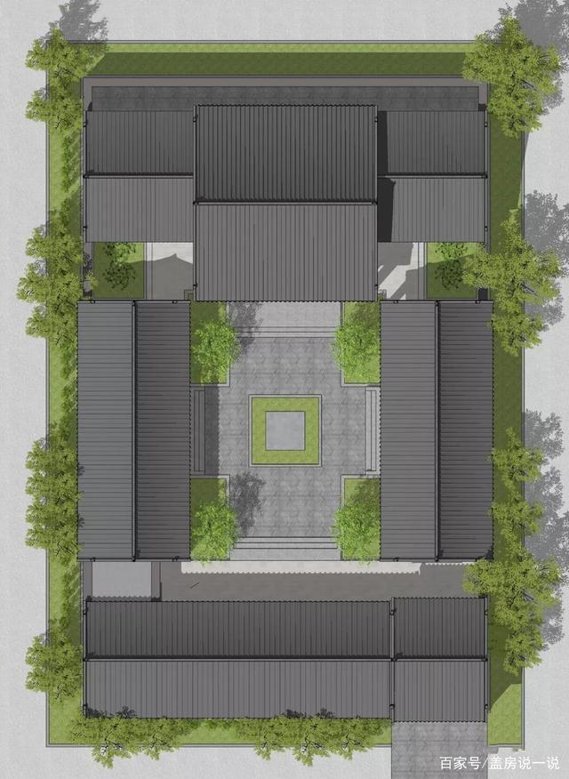 中式四合院 中式四合院