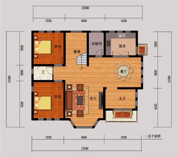 農村二層別墅案例 農村二層別墅案例