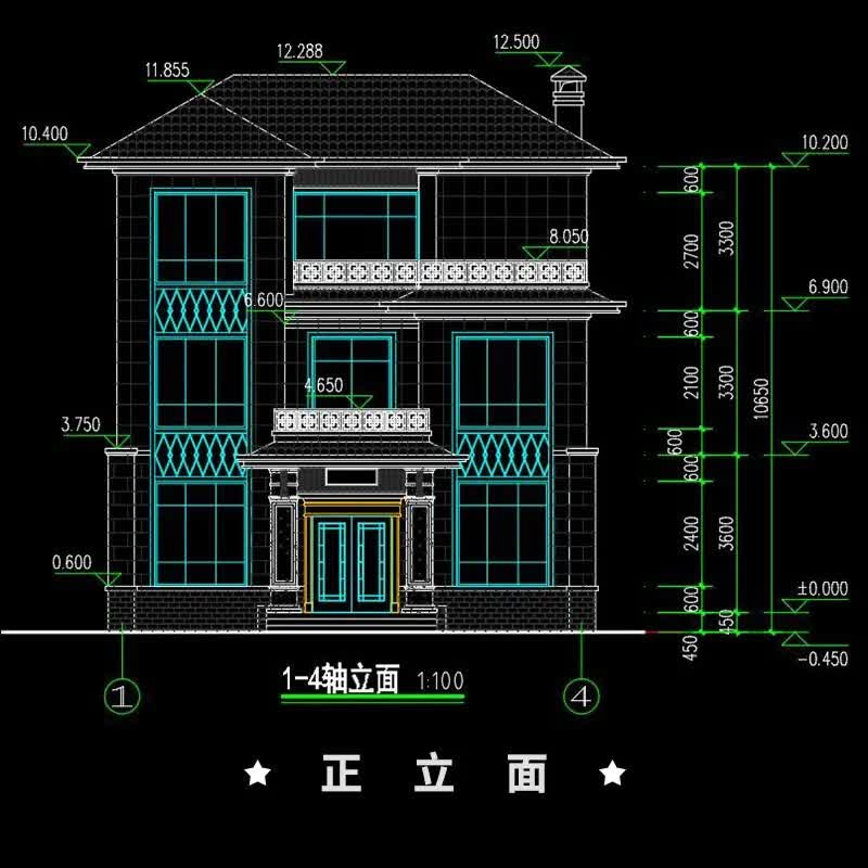 三層新中式農(nóng)村別墅 三層新中式農(nóng)村別墅