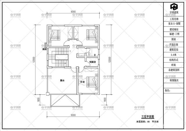 農村自建三層簡歐別墅 農村自建三層簡歐別墅