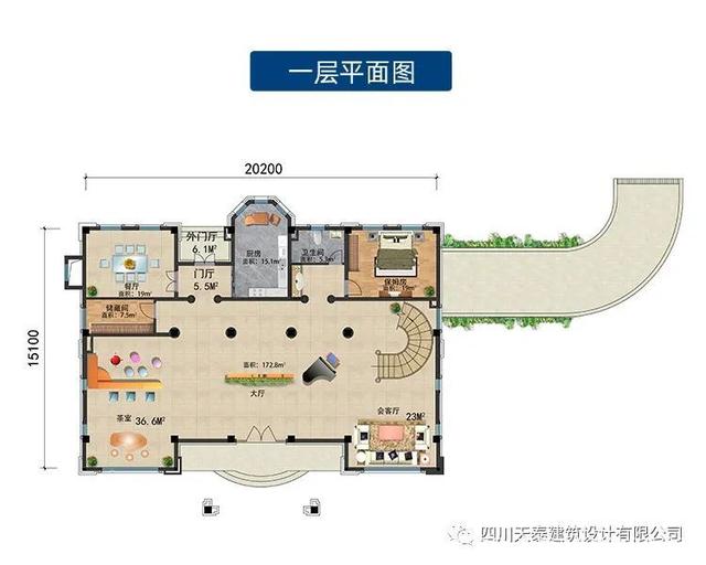 三層半歐式雙層別墅 三層半歐式雙層別墅