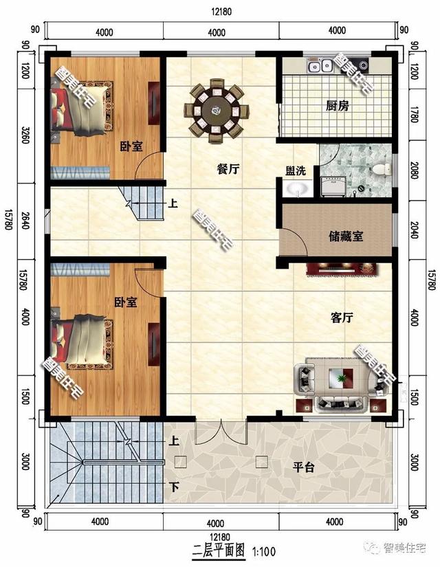 農村三層別墅設計圖 農村三層別墅設計圖