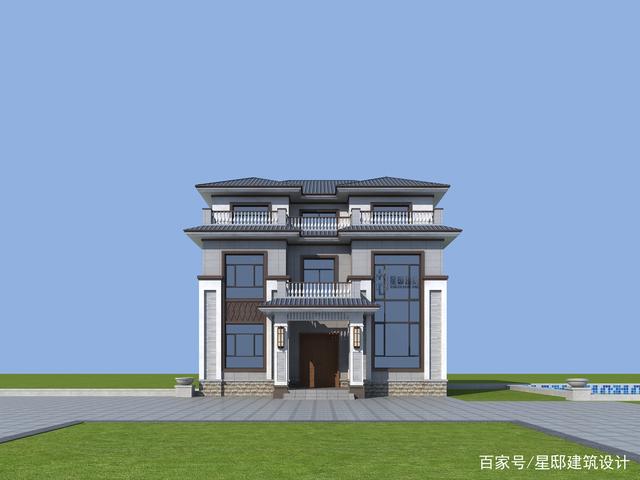 三層新中式別墅設計 三層新中式別墅設計