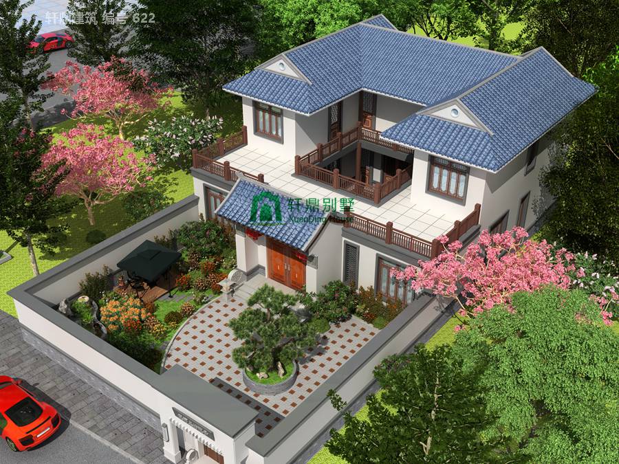 1高端帶院中式自建別墅設(shè)計圖1.jpg 1高端帶院中式自建別墅設(shè)計圖1.jpg