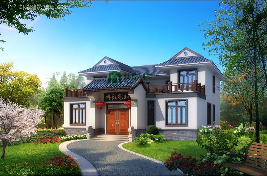 11高端帶院中式自建別墅設計圖1.jpg 11高端帶院中式自建別墅設計圖1.jpg