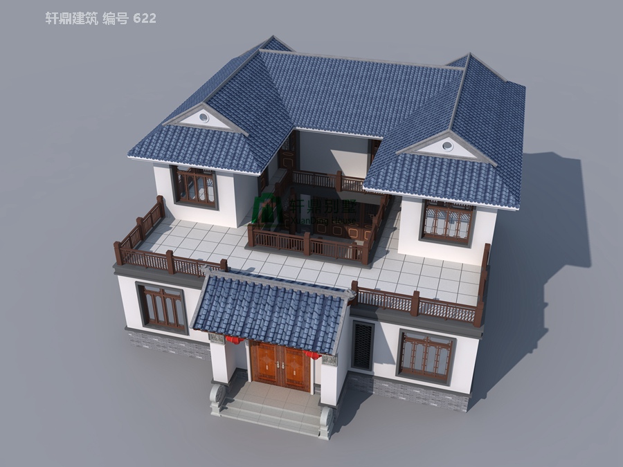 1高端帶院中式自建別墅設計圖8.jpg 1高端帶院中式自建別墅設計圖8.jpg