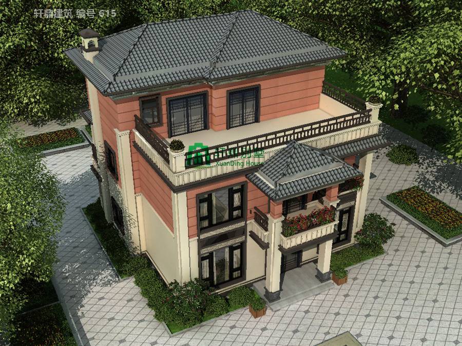 新中式三層自建別墅設計施工圖07.jpg 新中式三層自建別墅設計施工圖07.jpg