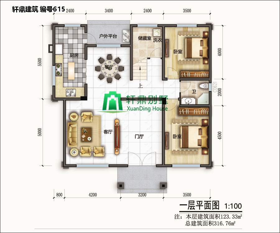新中式三層自建別墅設計施工圖1.jpg 新中式三層自建別墅設計施工圖1.jpg