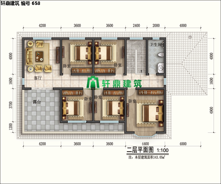自建田園二層小別墅設(shè)計施工圖10.jpg 自建田園二層小別墅設(shè)計施工圖10.jpg