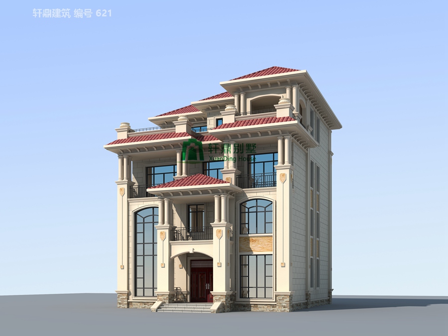 高端歐式四層自建別墅設計圖2.jpg 高端歐式四層自建別墅設計圖2.jpg