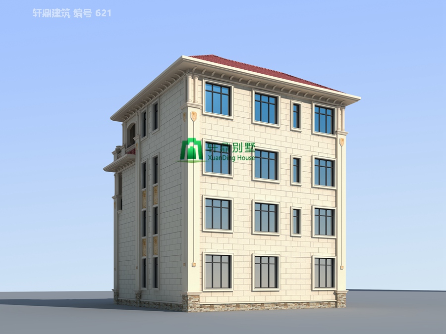 高端歐式四層自建別墅設計圖1.jpg 高端歐式四層自建別墅設計圖1.jpg