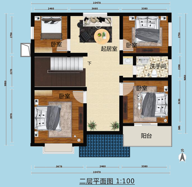 二層平面圖.png 二層平面圖.png
